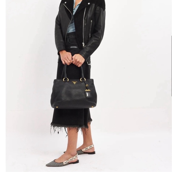 Prada Handbags - RARE / / / AUTHENTIC | PRADA | Vitello Daino Tote Bag - Poshmark Verified / / /